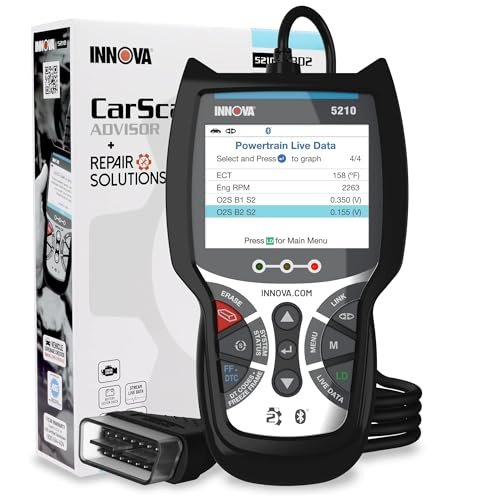 Innova 5210 OBD2 Scanner & Engine Code Reader, Battery...