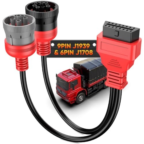 Autel Original OBD to Green Type2 9 Pin J1939 and...