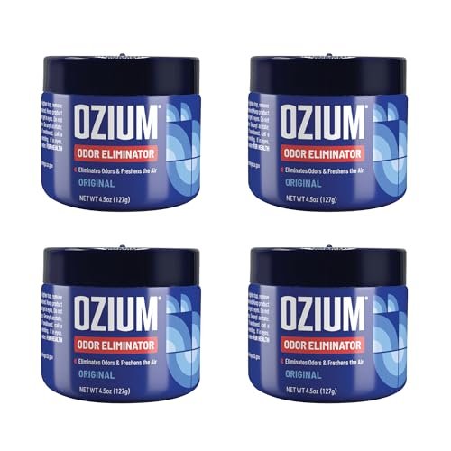 Ozium 4.5 Oz. Odor Eliminating Gel for Homes, Cars,...