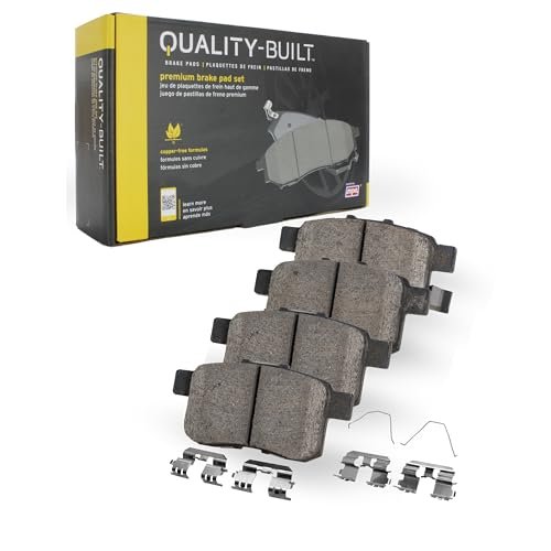 QUALITY-BUILT Premium Ceramic Rear Brake Pads (1001-1989C)...