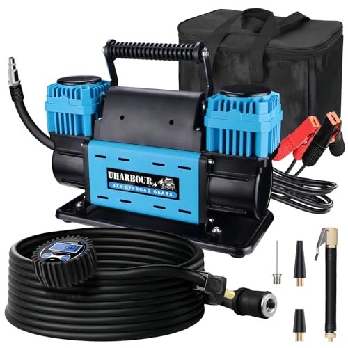 Uharbour 12V Offroad Air Compressor Dual Compressor with...