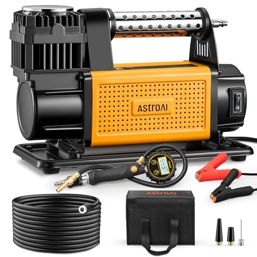 AstroAI T6 Offroad Air Compressor, 12 V Portable Air Pump...