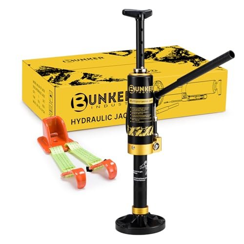 BUNKER INDUST Portable Hydraulic Jack Lift Recovery Jack...