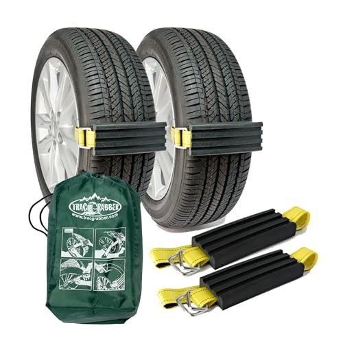 TRACGRABBER Tire Traction Device for Cars & Small SUVs,...