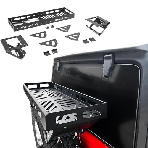 Spare Tire Mount Cargo Basket Storage Compatible with 32