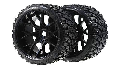 Sweep Racing Terrain Crusher Off Road Belted Black Monster...