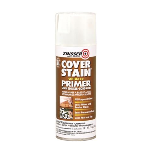 Zinsser 3608 Cover Stain Oil Base Primer Spray, 13 oz,...