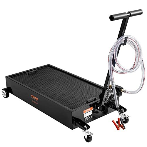 VEVOR Low Profile Oil Drain Pan, 20-Gallon Metal Oil...