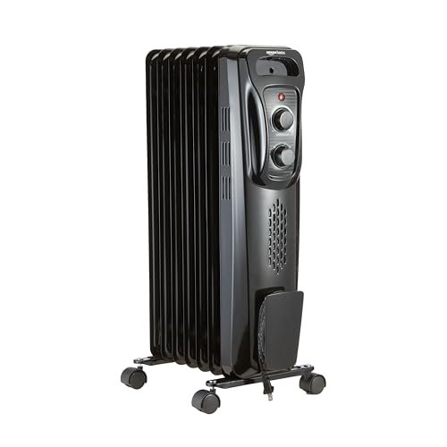 Amazon Basics Portable Oil Radiator Heater for Indoor Use,...