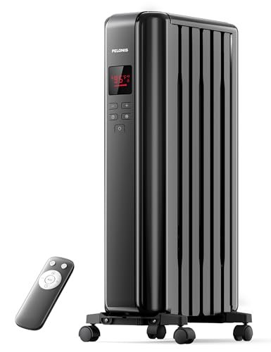 PELONIS Oil Filled Radiator Heater for Indoor Use Large...