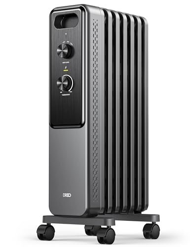 Dreo Radiator Heater, Dual Knobs, 8 Safety Protection,...