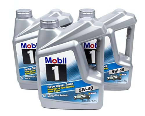 Mobil 1 122260 5W-40 Turbo Diesel Synthetic Motor Oil -...