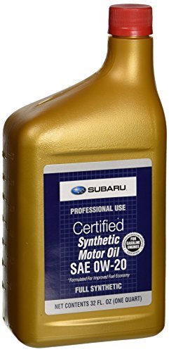 Genuine Subaru SOA427V1310 Oil - 0W20 Synthetic, 1 Quart...