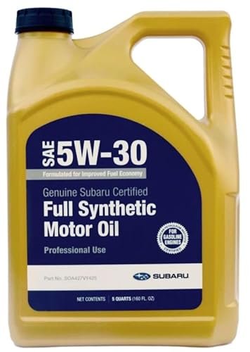 Subaru OEM Synthetic 5W-30 Motor Oil 5 Quart Bottle...