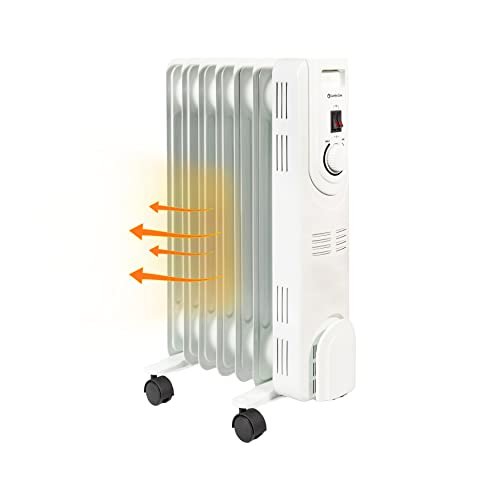 Comfort Zone Electric Oil-Filled Radiant Radiator Space...