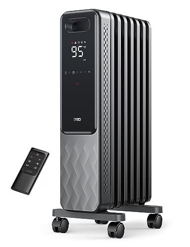 Dreo Oil Filled Radiator, Electric Radiant Heaters for...