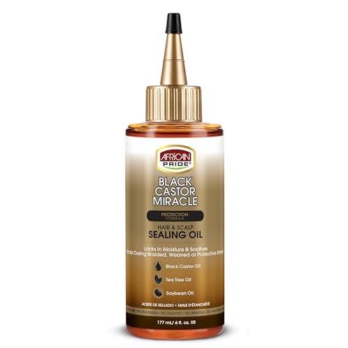 African Pride Black Castor Miracle Hair & Scalp Sealing...