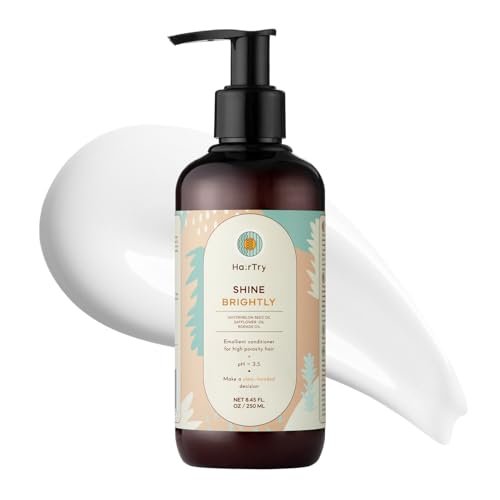 HairTry - Shine Brightly Emollient Conditioner for...