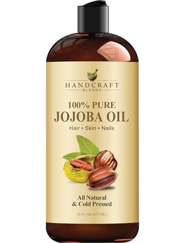 Handcraft Blends Jojoba Oil - Cold-Pressed 16 Fl Oz -...