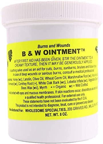 Amish Burn Salve Cream Ointment For Healing Wounds, Scars,...