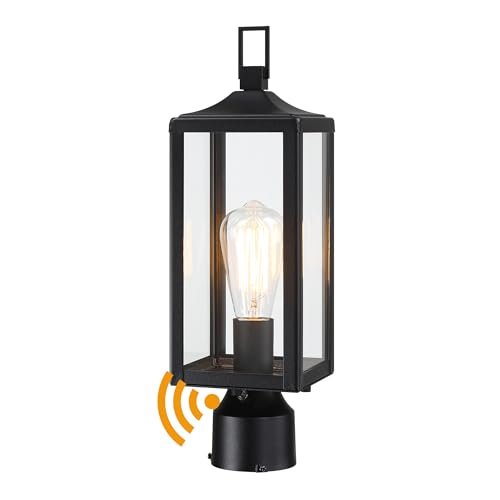 17 Inch Outdoor Lamp Post Light Fixture Dusk to Dawn...
