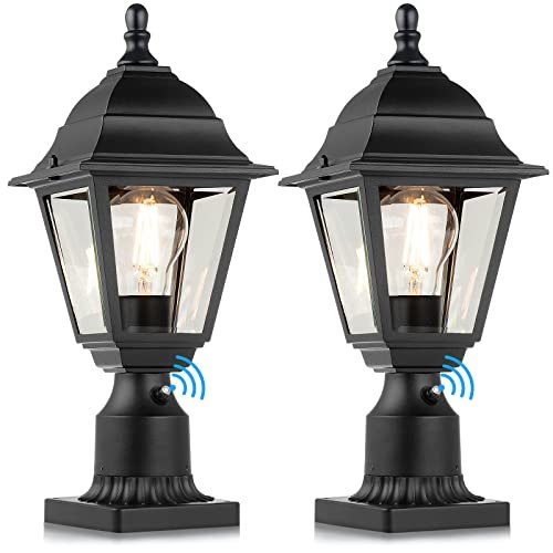 FOLKSMATE Dusk to Dawn Outdoor Post Lights, 2-Pack...