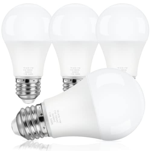 ASOMST 4-Pack A19 LED Light Bulbs, 100W Equivalent LED...