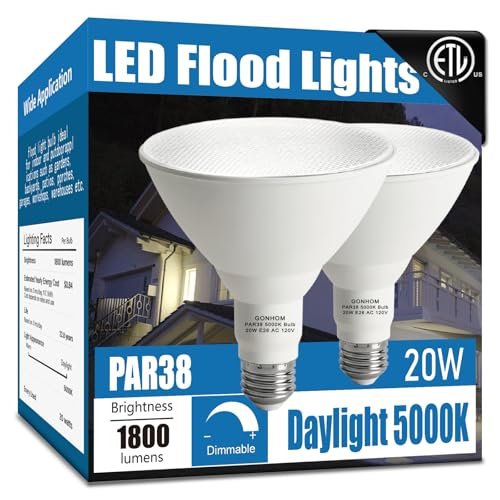 Gonhom Par38 led Flood Lights Outdoor Light Bulb 2...