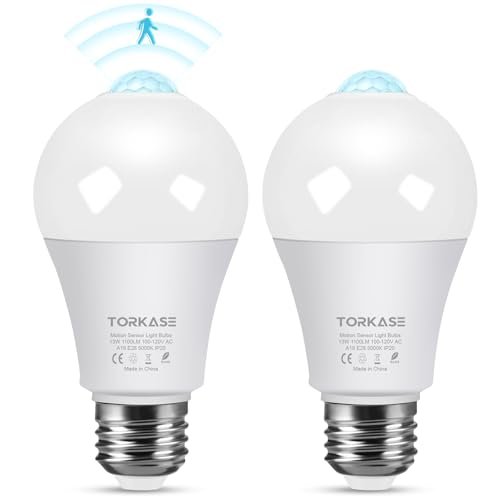 Motion Sensor Light Bulbs, 13W (100Watt Equivalent), Motion...