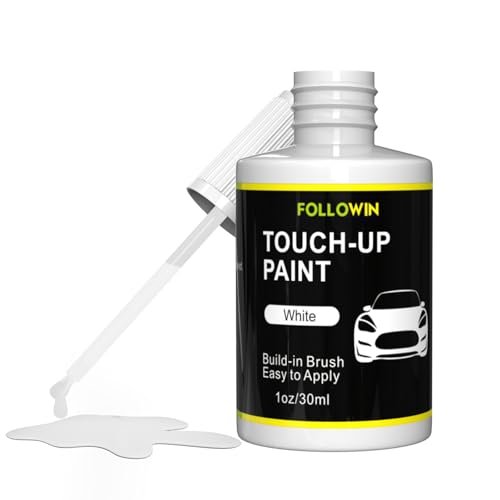 FOLLOWIN White Touch Up Paint for Cars, Car Paint Scratch...