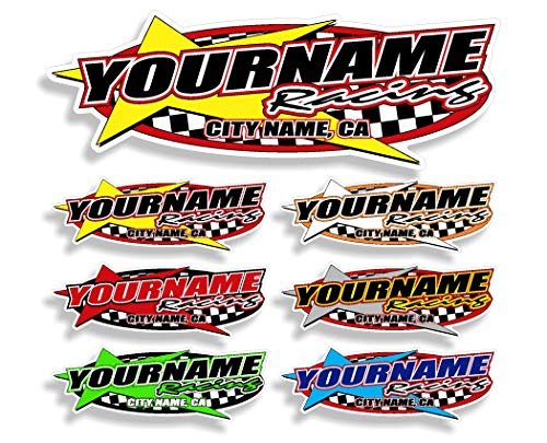 MxNumbers- Custom Your Team Name Racing Trailer Decals |...