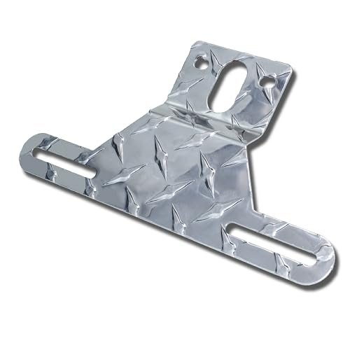 Universal Trailer License Plate Bracket Kit with Reflective...