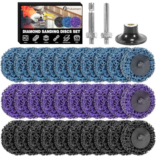 33 Pcs Diamond Sanding Discs Set, 2