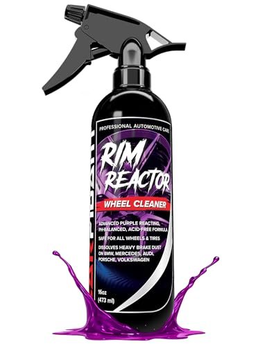 Carfidant Rim Reactor Wheel Cleaner Spray – Removes Brake...