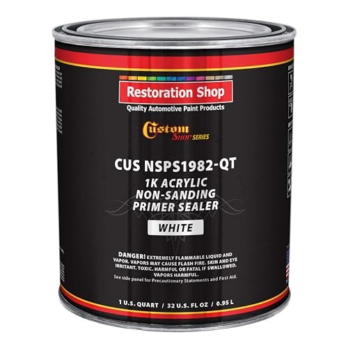 Custom Shop Premium 1K Acrylic Non-Sanding Primer Sealer...