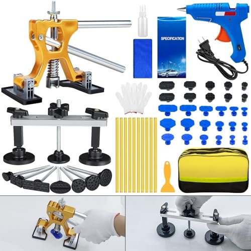 Bitlyle Car Dent Puller Kit, 56PCS Paintless Dent Removal...