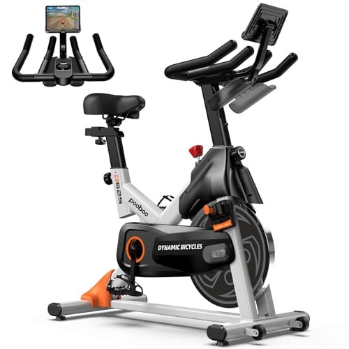 pooboo Exercise Bike, Adjustable Magnetic Resistance Silent...