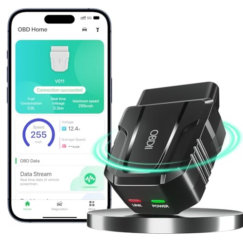 OBD2 Scanner Reader Bluetooth Wireless Auto Diagnostic Scan...