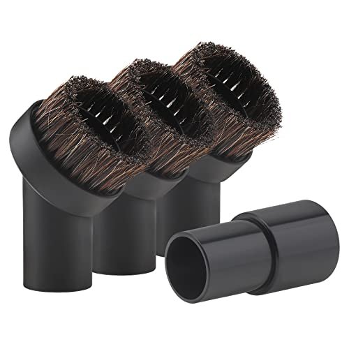 Vacuum Brush Horse Hair Vacuum Attachment Round Dust Brush...