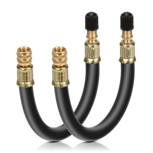 XTIFNDI 2pcs Tire Rubber Valve Extension Tube Extender,...