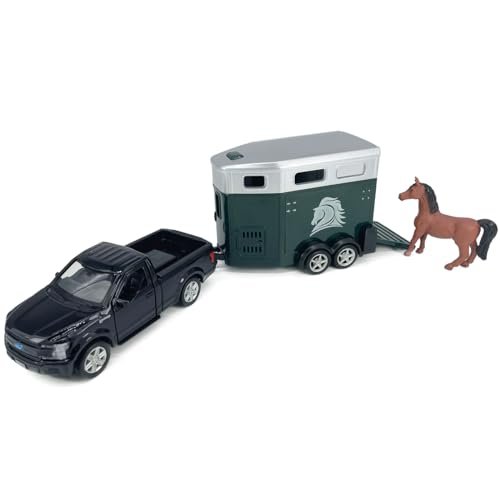 F-150 Pickup Truck Trailer Towing Horse Transporter Farm...
