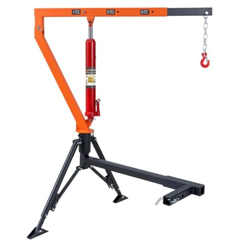 Rugcel 1500 lb Stretchable Receiver Hitch Mounted Hydraulic...