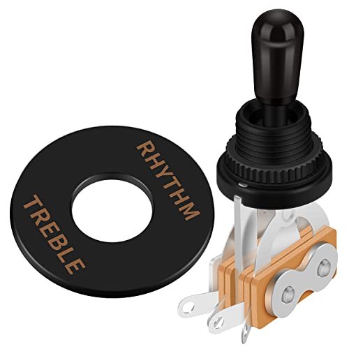 DaierTek 3 Way Guitar Toggle Switch Pickup Selector for...