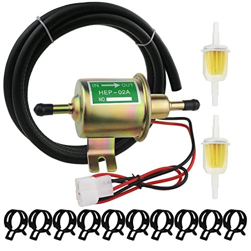 Universal Electric Fuel Pump Kit for All 12V Cars Trucks...