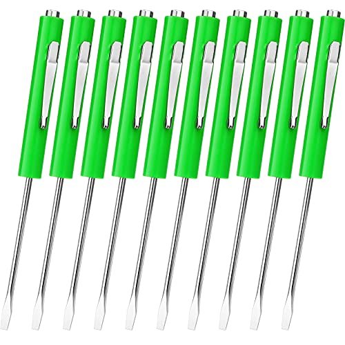 Honoson 10 Pieces Pocket Screwdriver Mini Tops and Pocket...