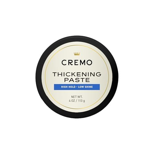 Cremo Mens Hair Paste - Premium Barber Grade Thickening...