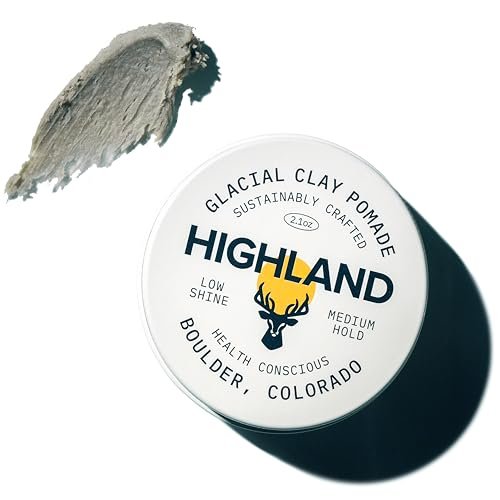 Highland Glacial Hair Clay Pomade - Award winning hair...