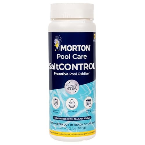 Morton SaltCONTROL | 5-in-1 Pool Enhancer for pH Balance,...