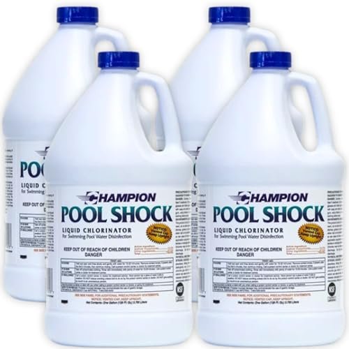 Champion Liquid Chlorine (4-Pack) - Swimming Pool & Spa...