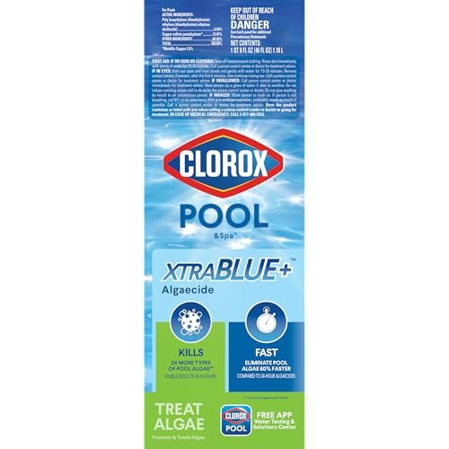 Clorox® Pool&Spa™ XTRABLUE® Plus Swimming Pool Algaecide,...